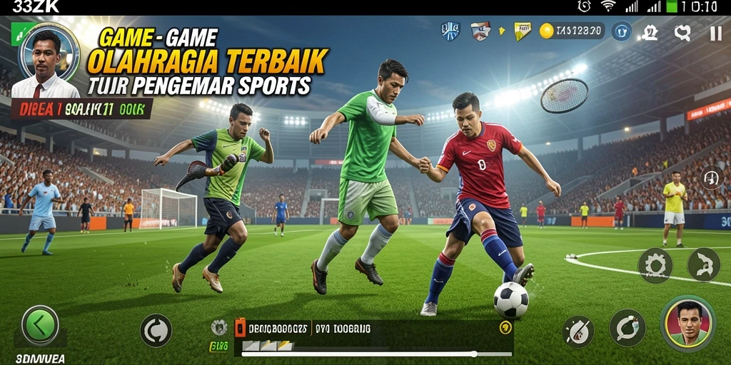 Screenshot gameplay <strong>33ZK</strong> menunjukkan aksi seru dalam olahraga.
