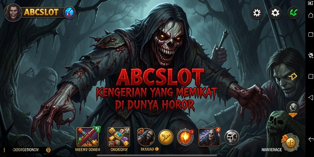 Tangkapan layar menampilkan suasana mencekam dari gameplay ABCSLOT.