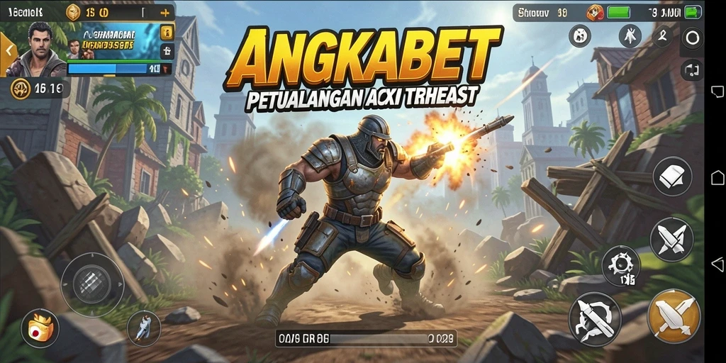 Screenshot gameplay ANGKABET menunjukkan aksi yang mendebarkan.