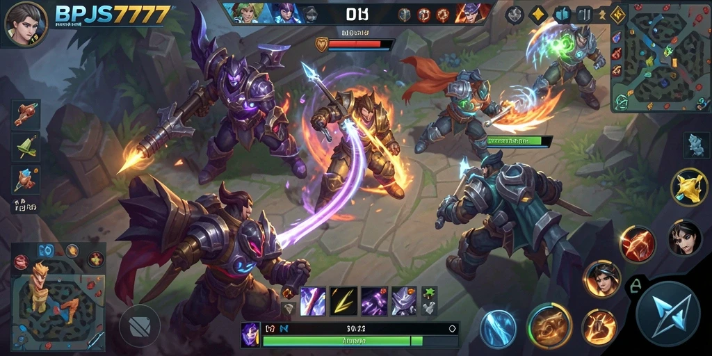 Gameplay seru <strong>BPJS777</strong> dengan pertempuran tim yang intens.