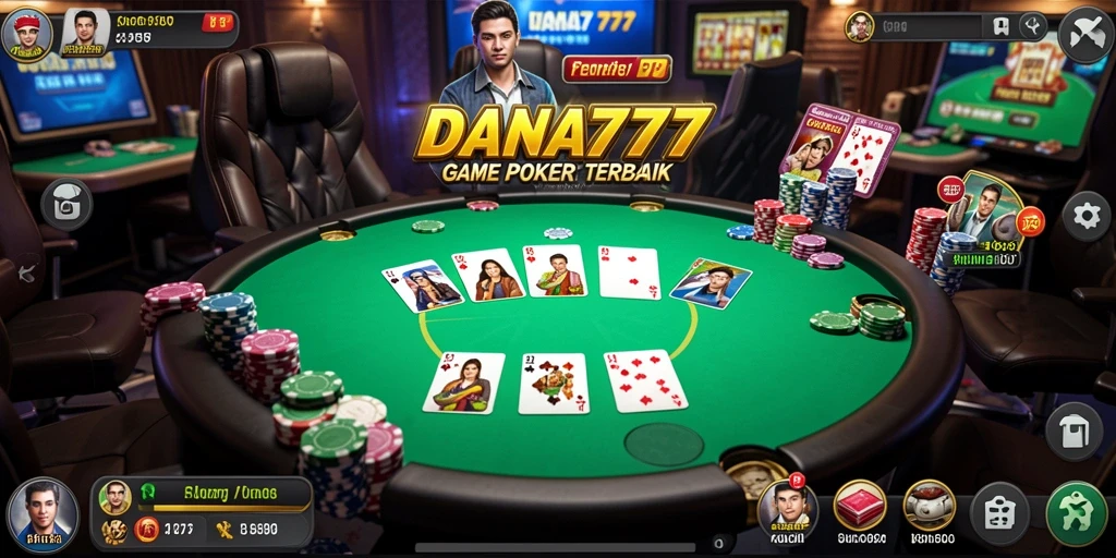 Gameplay menakjubkan DANA777 yang menunjukkan aksi poker seru.