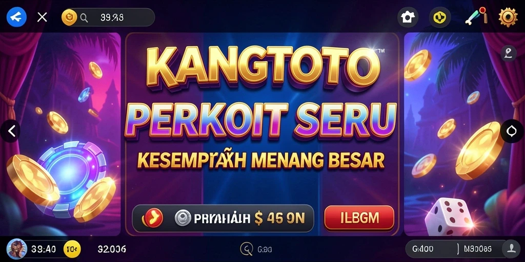 Tampilan menarik gameplay KANGTOTO yang penuh warna.