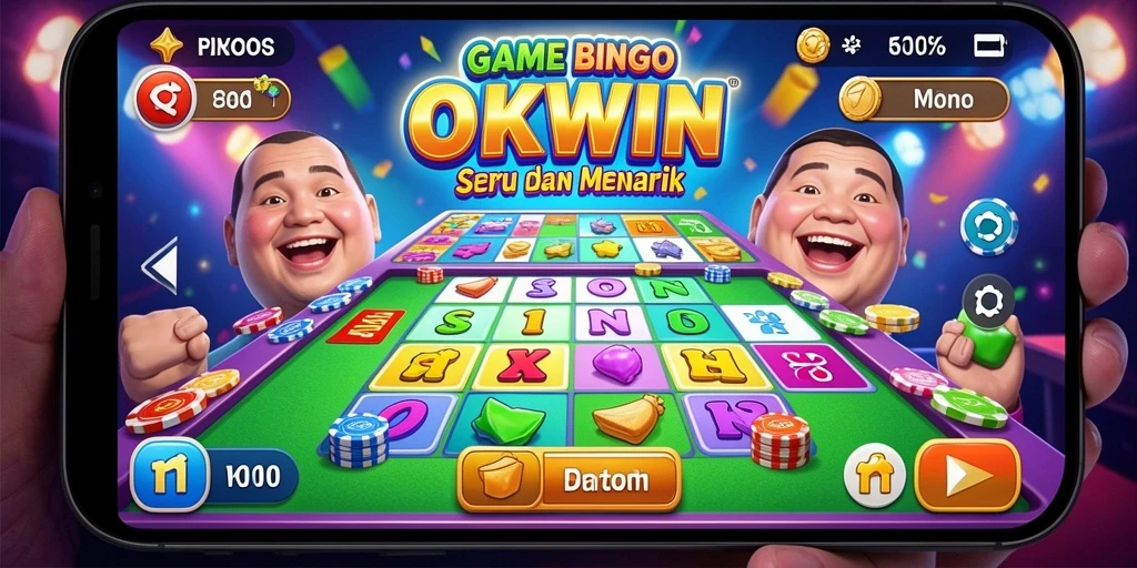 Screenshot gameplay <strong>OKWIN</strong> yang menunjukkan suasana seru permainan Bingo.