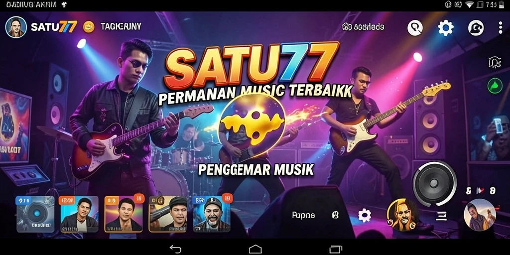 Tampilan gameplay SATU77 yang interaktif dan penuh warna.