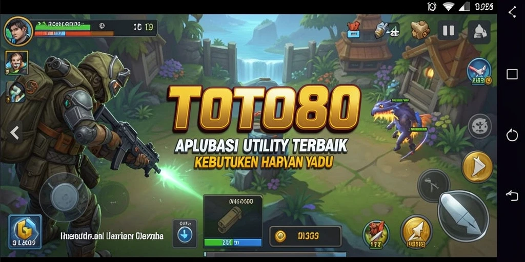 Tampilan antarmuka TOTO80 yang sederhana dan efisien.